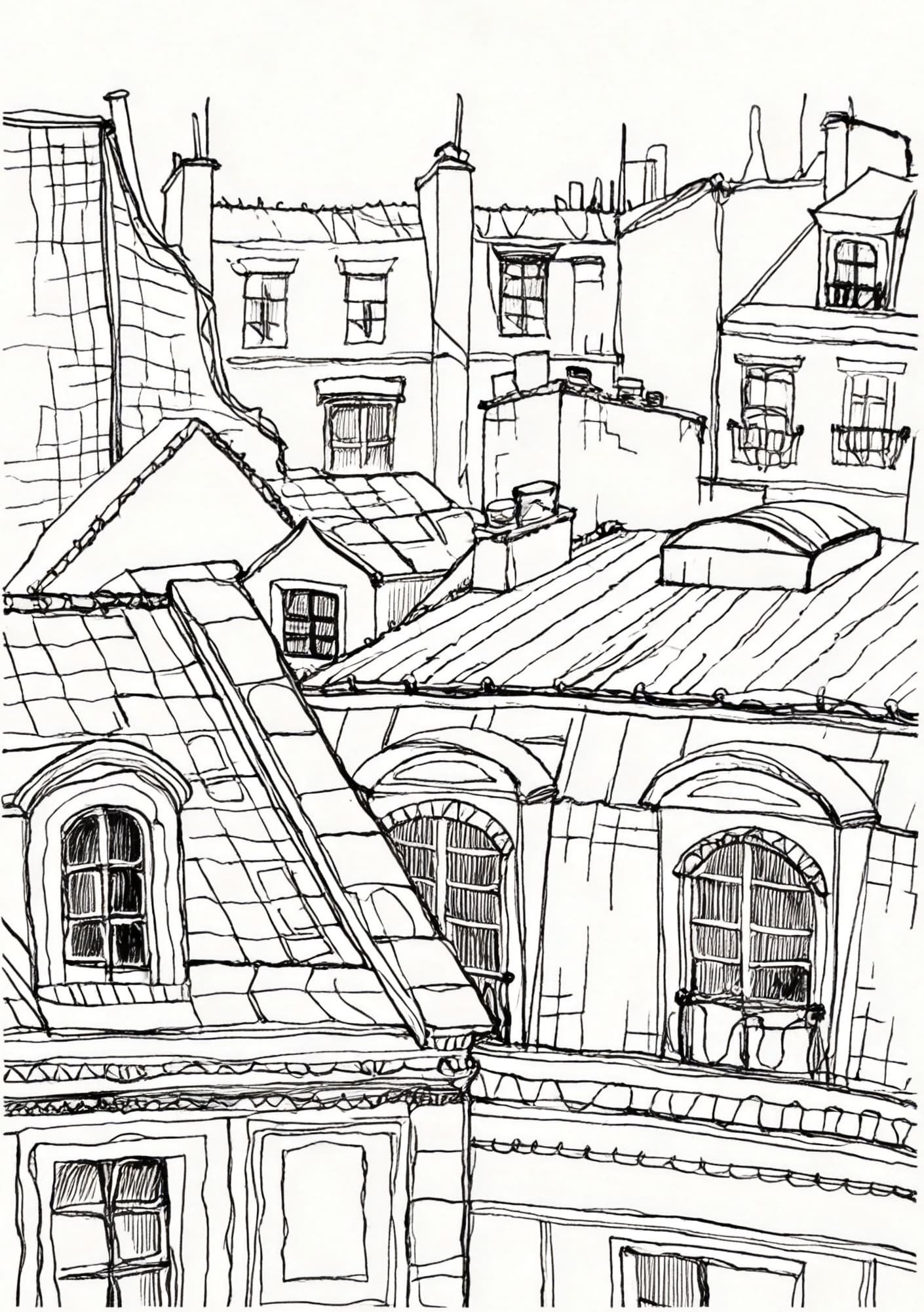 line drawing 001